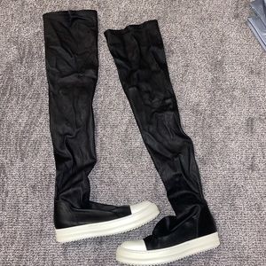 Rick Owens stocking sneaker boots